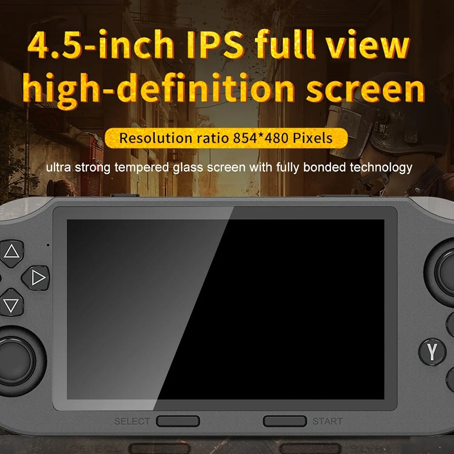 Portable Wireless Retro Handheld Game Console with 4.5 Inch IPS Display, Compact Mini Game Player, Ideal Gift for Christmas, Thanksgiving and Holiday Presents