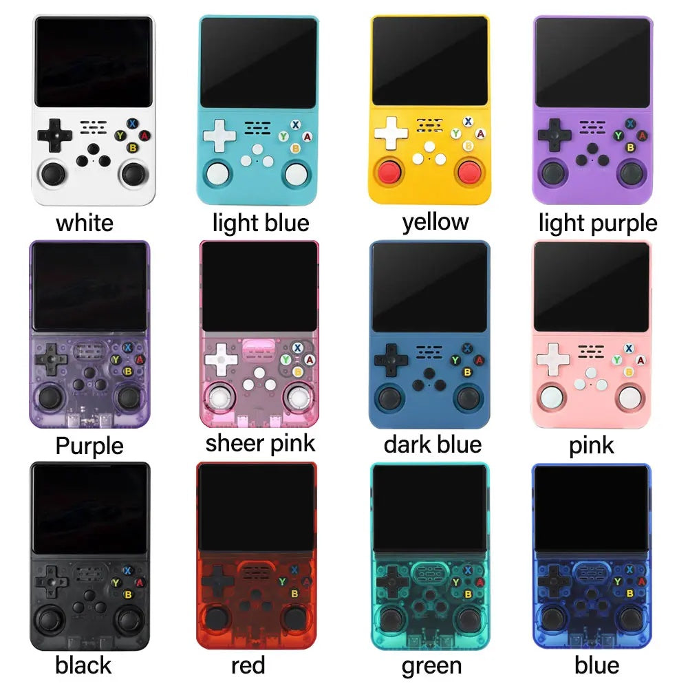 Linux System Portable Retro Handheld Game Console, 3.5 Inch IPS Display, Built-in 3000mAh Battery, 32G+64G TF Cards Preloaded Classic Games, Ideal Gift for Christmas, Thanksgiving and Holidays